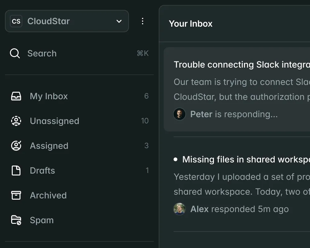 Organised evidence workspace