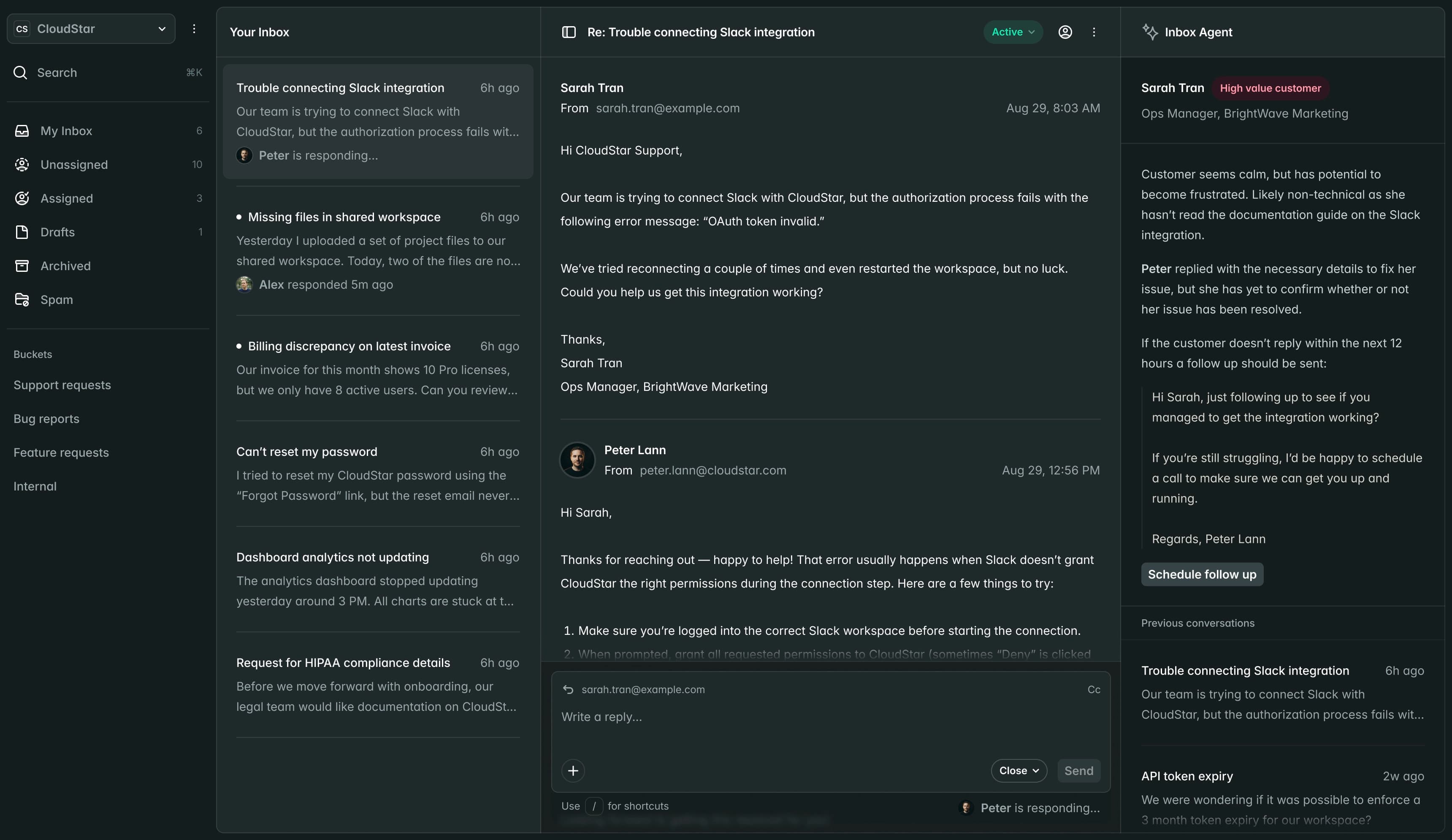 AtrioDocs collaboration dashboard